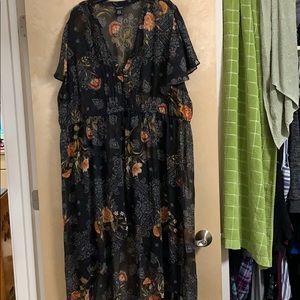 Kimono style over piece